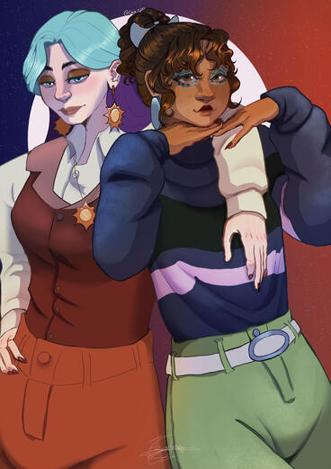 arte de personagem - oc