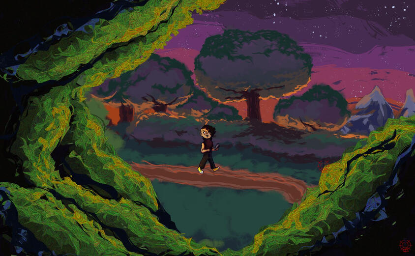 Banner - Pequena paisagem