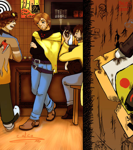 Fanart (antiga) Os proxies - creepypastas