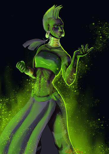 Fanart mlp Zecora versão humana